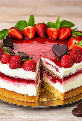 Erdbeertorte mit Joghurtcreme