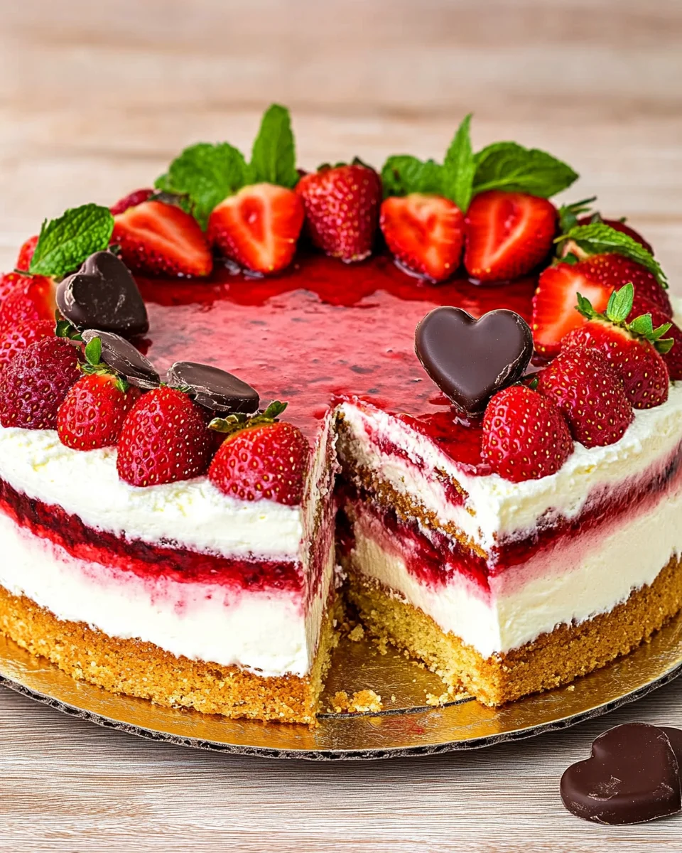 Erdbeertorte mit Joghurtcreme