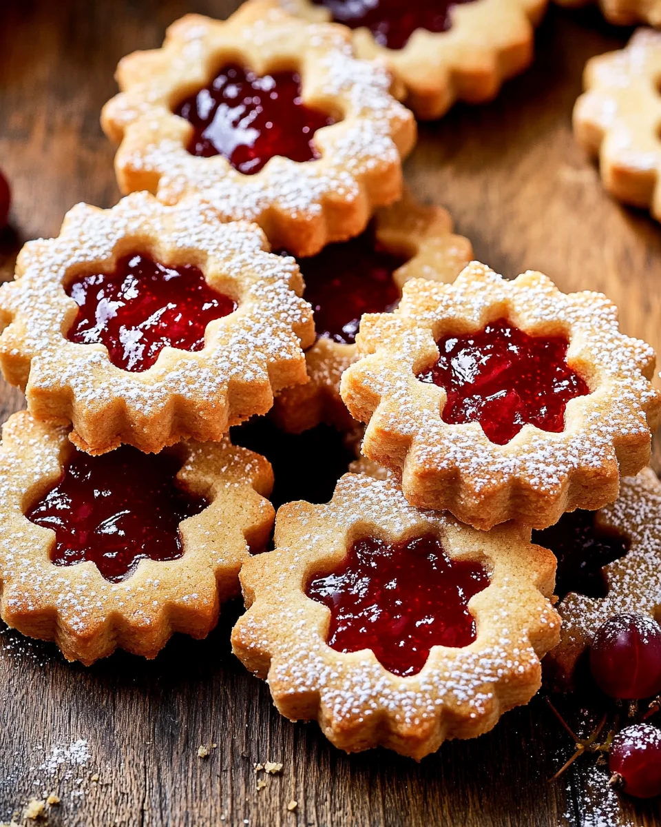 Feine Linzer-Plätzchen mit Marmelade 18 Feine