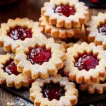 Feine Linzer-Pl&auml;tzchen mit Marmelade