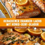Gebackener Orangen-Lachs mit Honig-Senf-Glasur 18 Pinterest Hidden Image