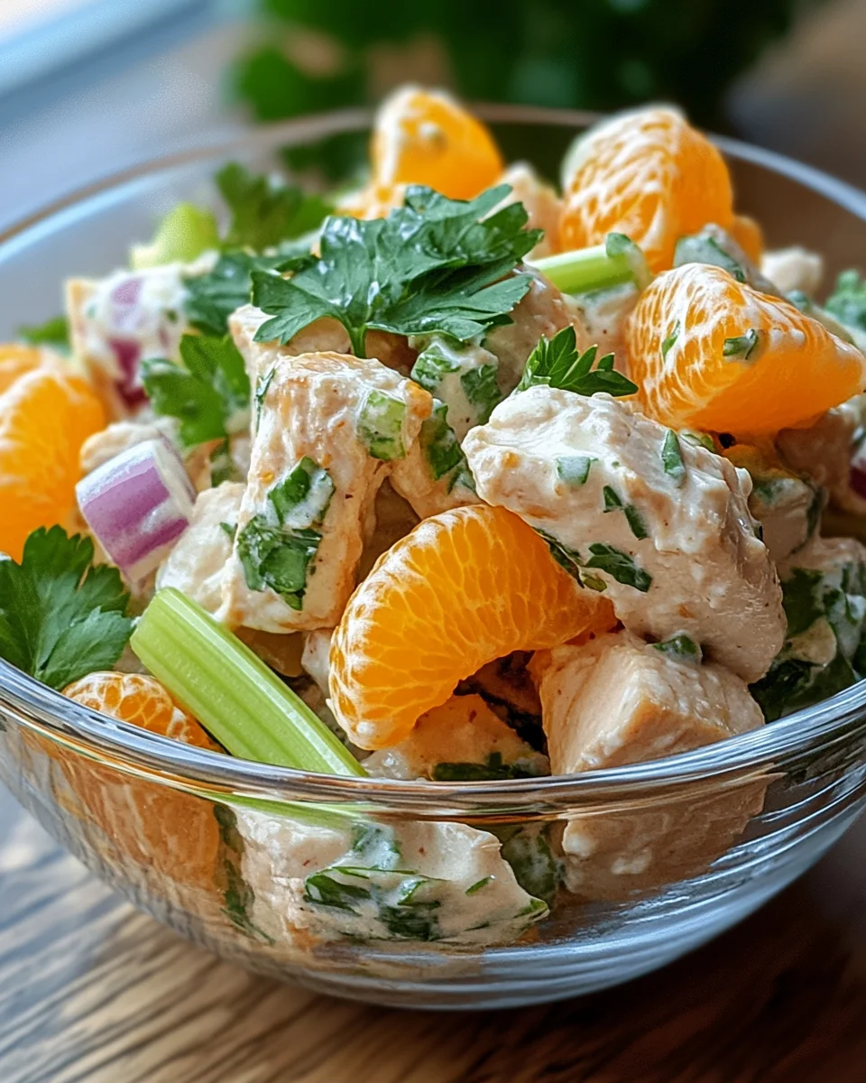 Geflügelsalat mit Mandarinen 23 Geflügelsalat