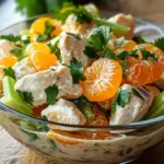 Gefl&uuml;gelsalat mit Mandarinen