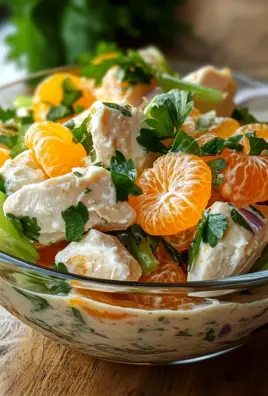 Geflügelsalat mit Mandarinen 23 Geflügelsalat mit Mandarinen