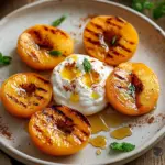 Gegrillte Pfirsiche mit Joghurt und Honig