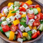 Griechischer Bauernsalat (einfaches Salat Rezept)