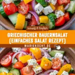 Griechischer Bauernsalat (einfaches Salat Rezept) 17 Pinterest Hidden Image