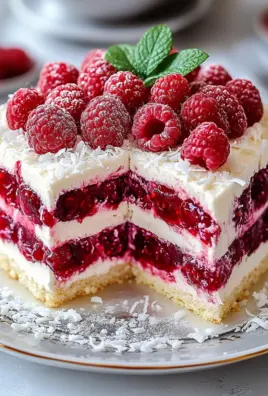 Himbeer-Raffaello-Torte ohne Gelatine