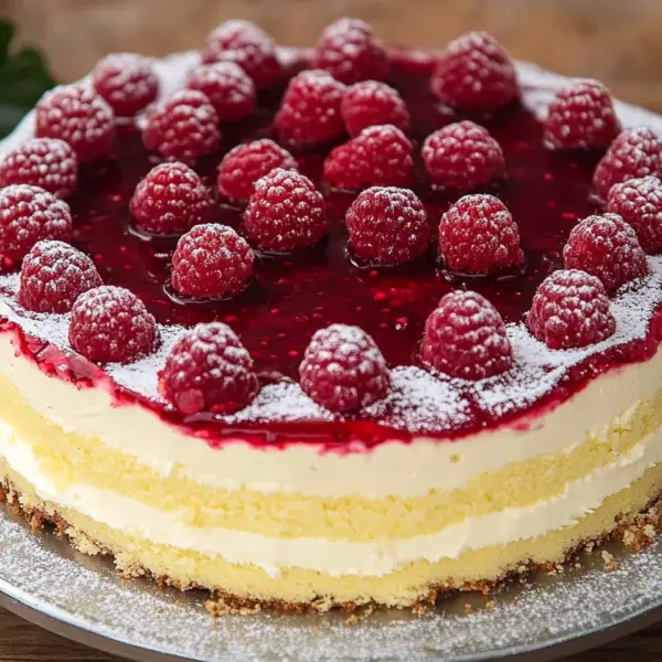 Himbeertorte mit Paradiescreme