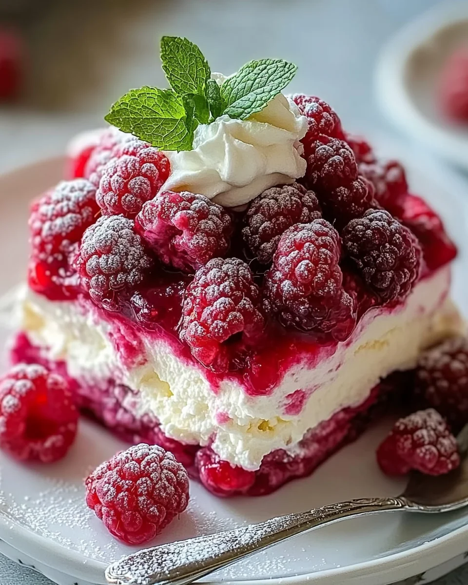 Himbeerwolke mit Mascarponecreme