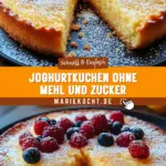 Joghurtkuchen ohne Mehl und Zucker 18 Pinterest Hidden Image