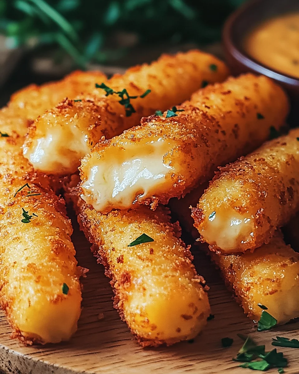 Kartoffel-Käse-Sticks 16 Kartoffel-Käse-Sticks