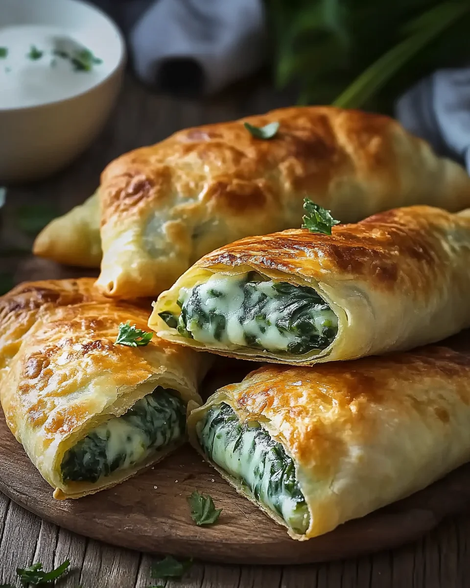Kartoffeltaschen mit Spinat-Frischkäse-Füllung genießen! 22 Kartoffeltaschen