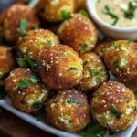 Knusprige Zucchini-Feta-B&auml;llchen aus dem Ofen genie&szlig;en!