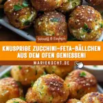 Knusprige Zucchini-Feta-Bällchen aus dem Ofen genießen! 21 Pinterest Hidden Image
