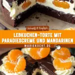 Lebkuchen-Torte mit Paradiescreme und Mandarinen 21 Pinterest Hidden Image