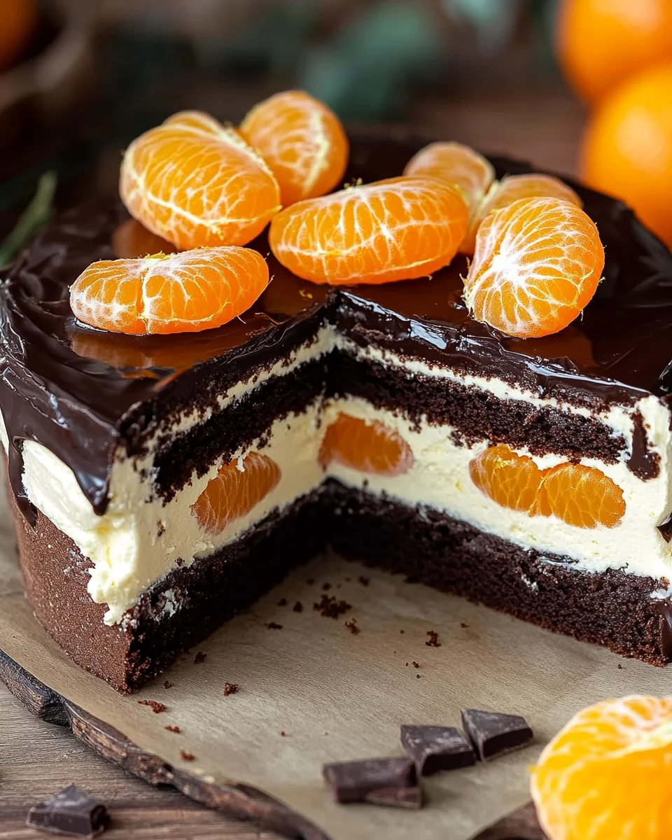 Lebkuchen-Torte mit Paradiescreme und Mandarinen 24 Lebkuchen-Torte mit Paradiescreme und Mandarinen