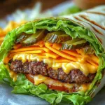 Low Carb Big Mac Rolle