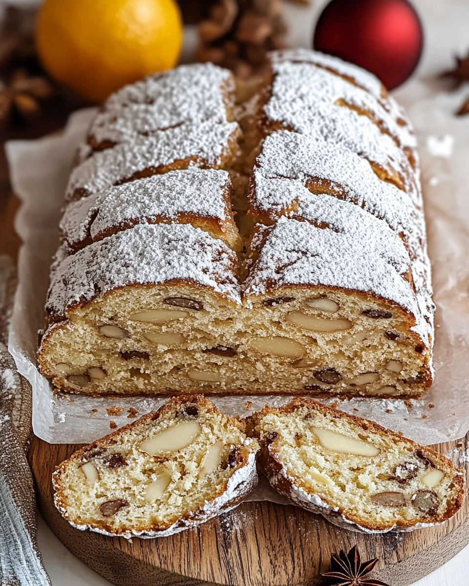 Mandel-Marzipan-Stollen