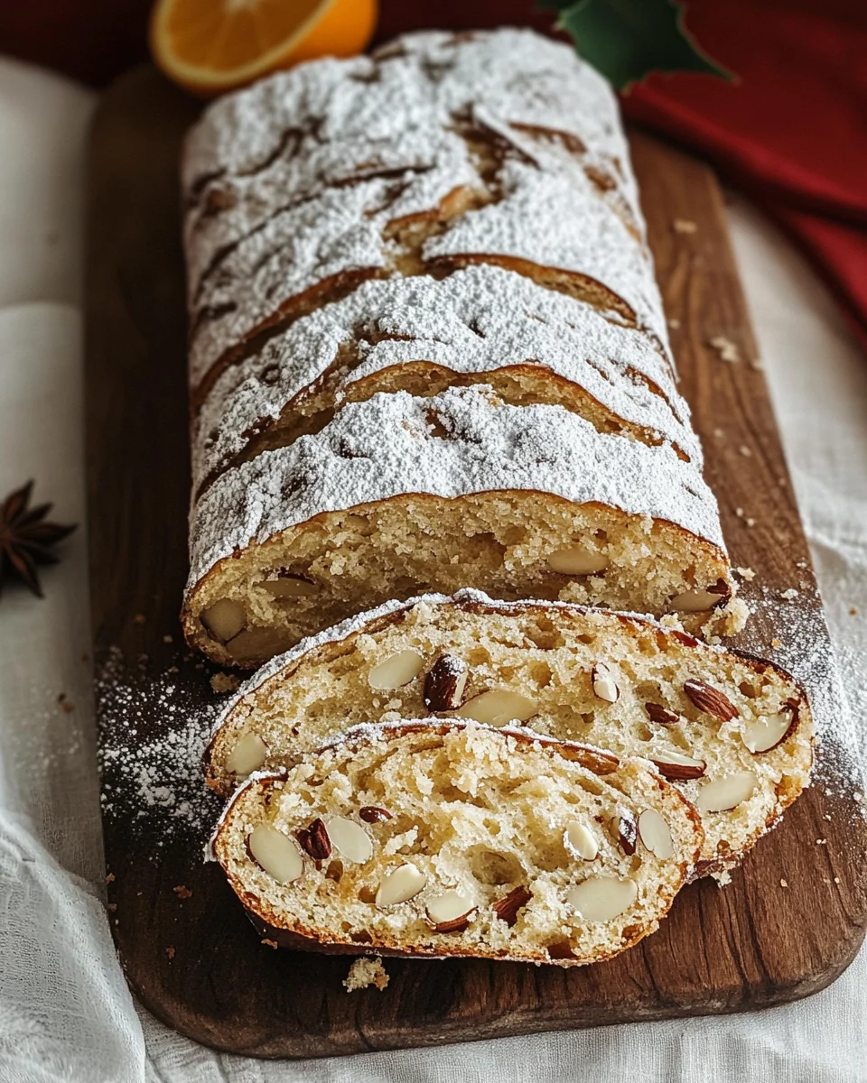 Mandel-Marzipan-Stollen