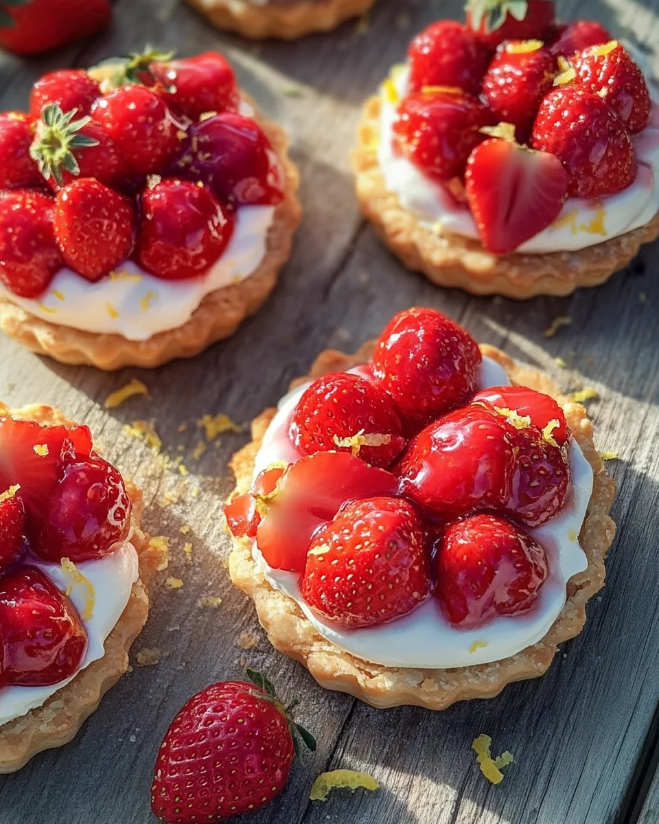 Mürbeteig Tartelettes mit Erdbeeren und Mascarponecreme 17 Mürbeteig