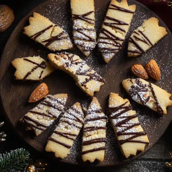Nougat-Spitzbuben - Mürbe Plätzchen mit Nougat