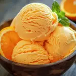 Orangeneis ohne Eismaschine Rezept