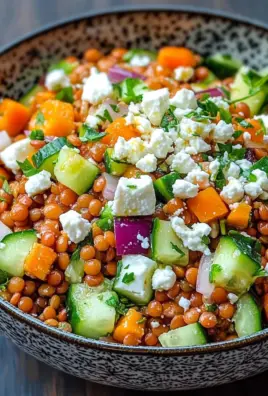 Orientalischer Rote Linsensalat mit 24 Orientalischer Rote Linsensalat mit