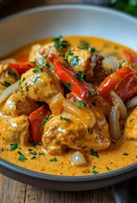 Paprika-Sahne-Hähnchen