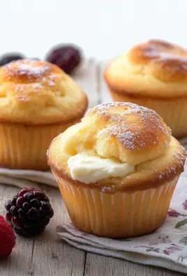 Quark Muffins Mit Vanillepudding Rezept