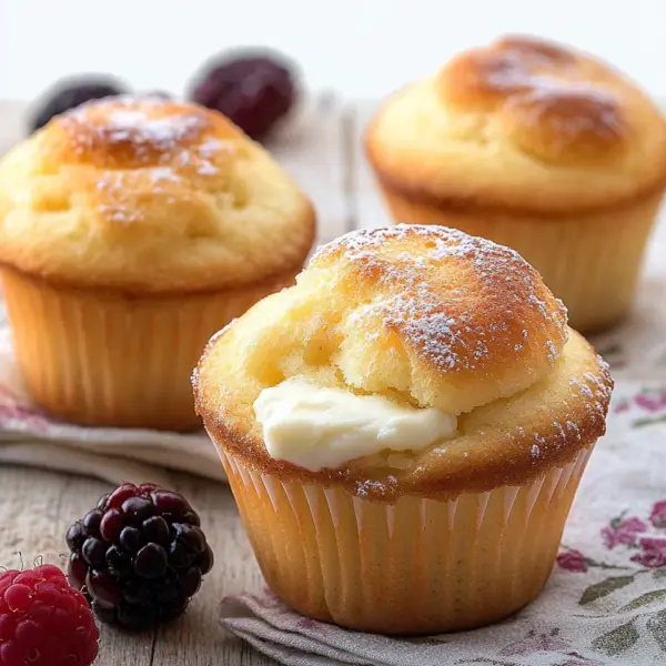 Quark Muffins Mit Vanillepudding Rezept
