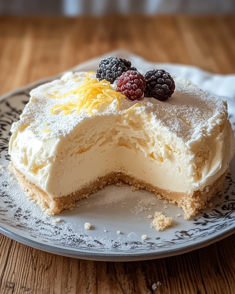 Quark-Schneekuchen
