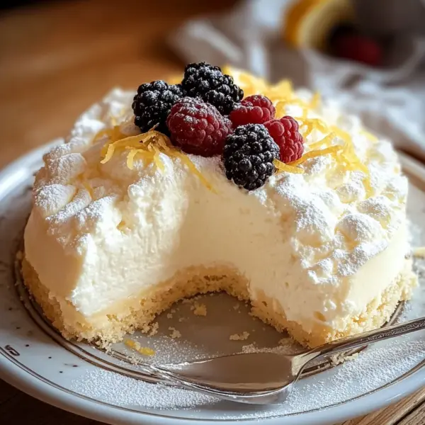 Quark-Schneekuchen mit Vanillepudding