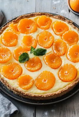 Quarkkuchen mit Mandarinen