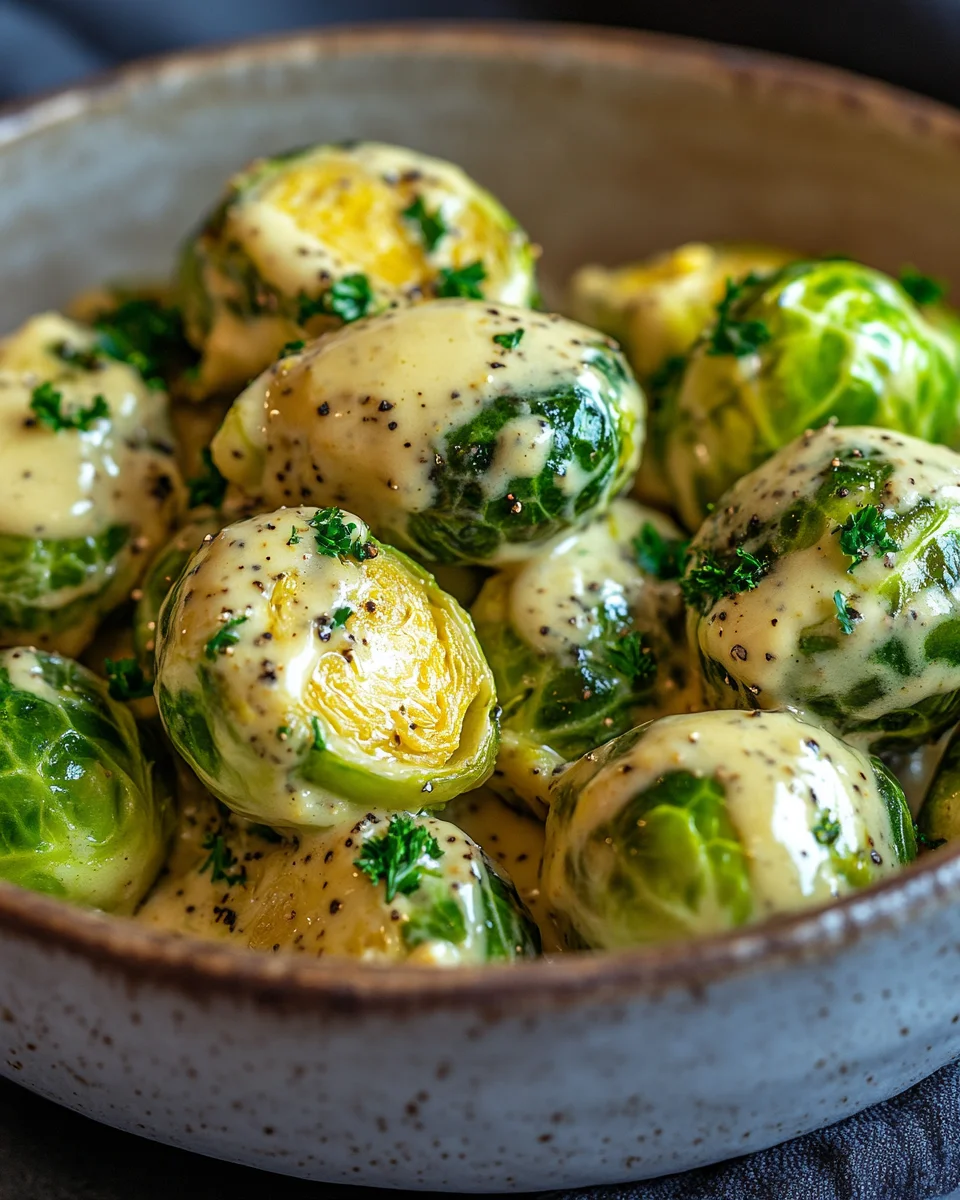 Rosenkohl in Frischkäse-Senfsauce 16 Rosenkohl