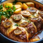 Rouladentopf aus dem Backofen