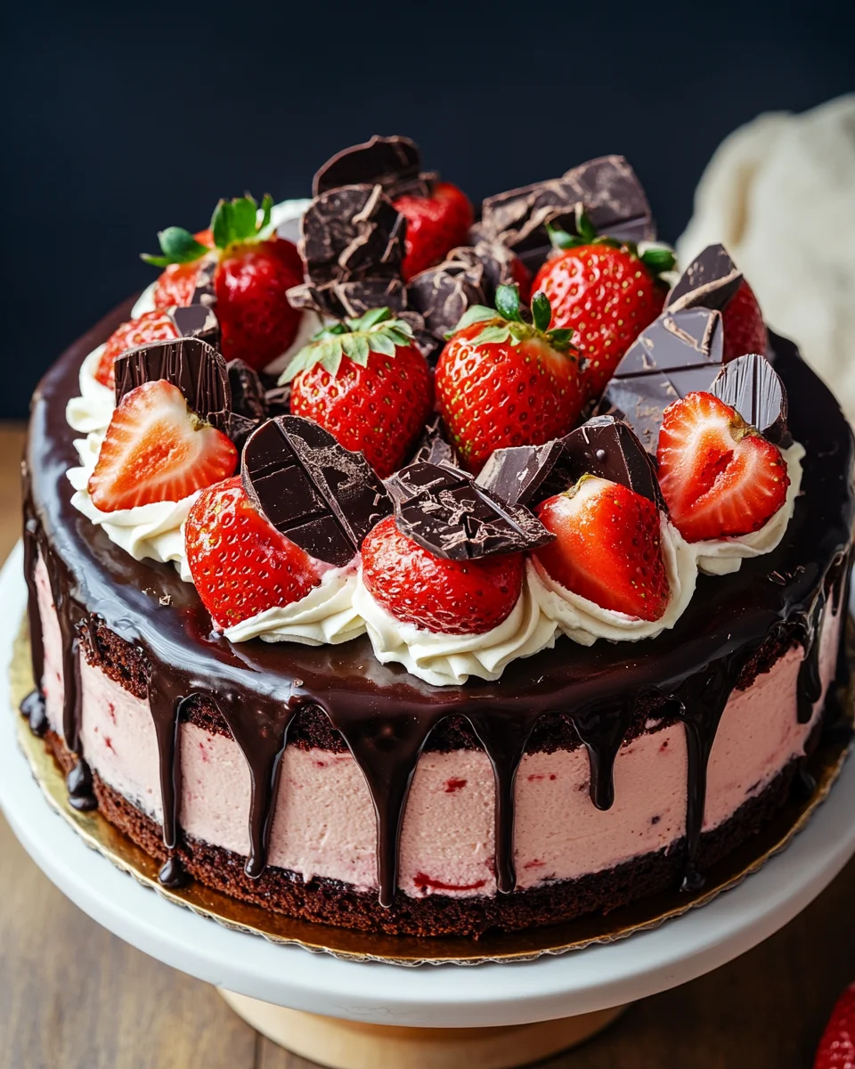 Saftige Erdbeer-Schoko-Torte 21 Saftige