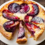 Schneller Zwetschgenkuchen mit Schmandguss