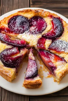 Schneller Zwetschgenkuchen mit Schmandguss