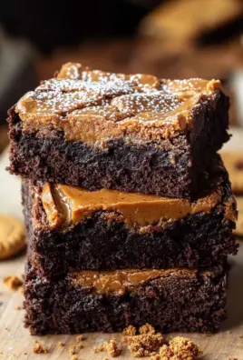 Spekulatius Brownies mit Lotus Biscoff Brotaufstrich