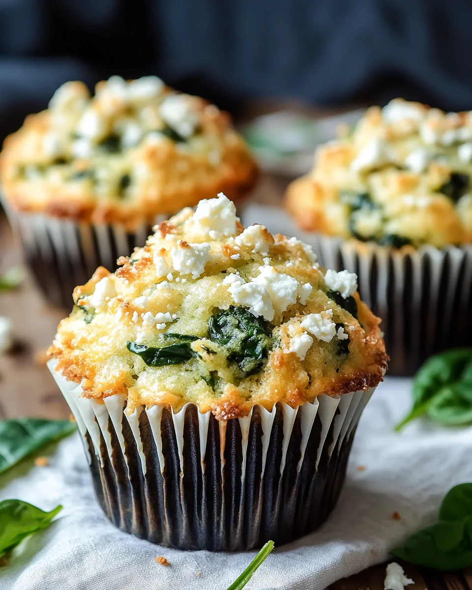Spinat-Feta-Muffins