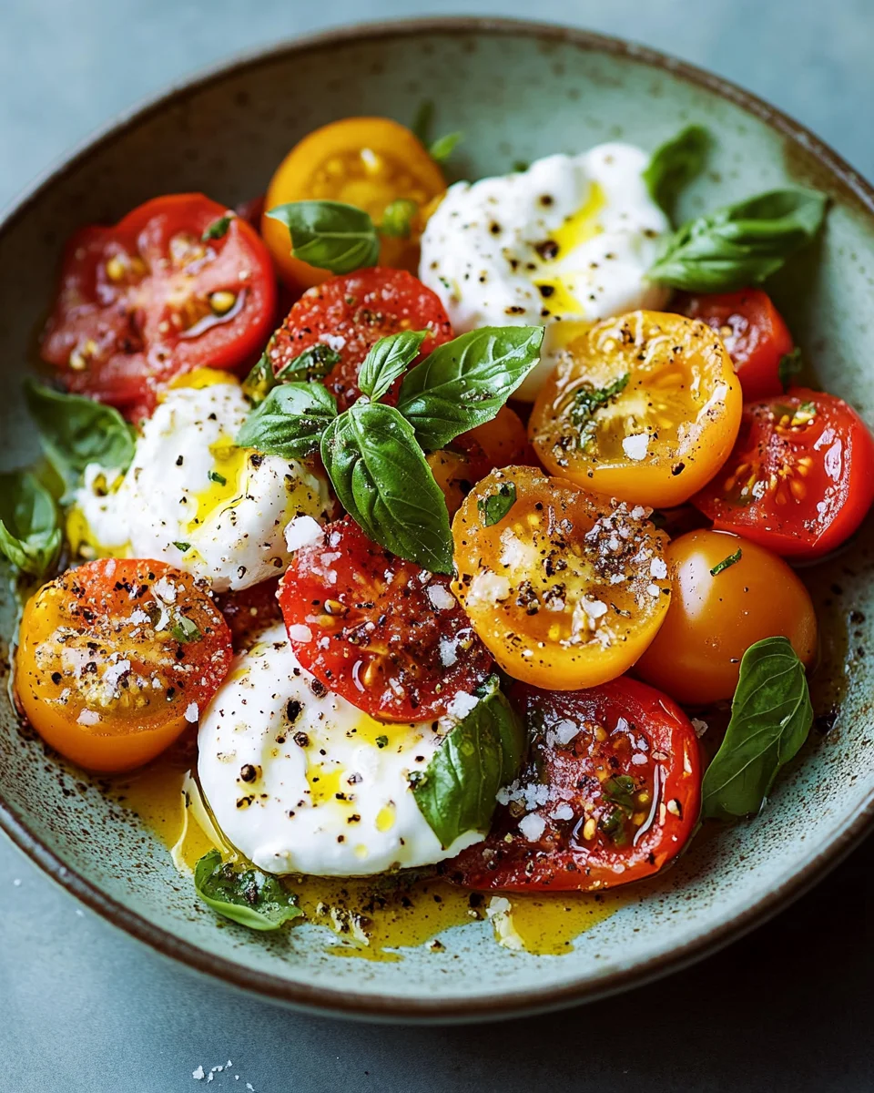 Tomatensalat mit Burrata