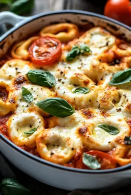 Tortellini-Auflauf mit Tomaten und Mozzarella 25 Tortellini-Auflauf mit Tomaten und Mozzarella