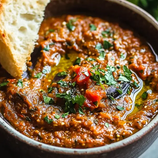 Zaalouk – Marokkanischer Auberginen-Tomaten-Dip