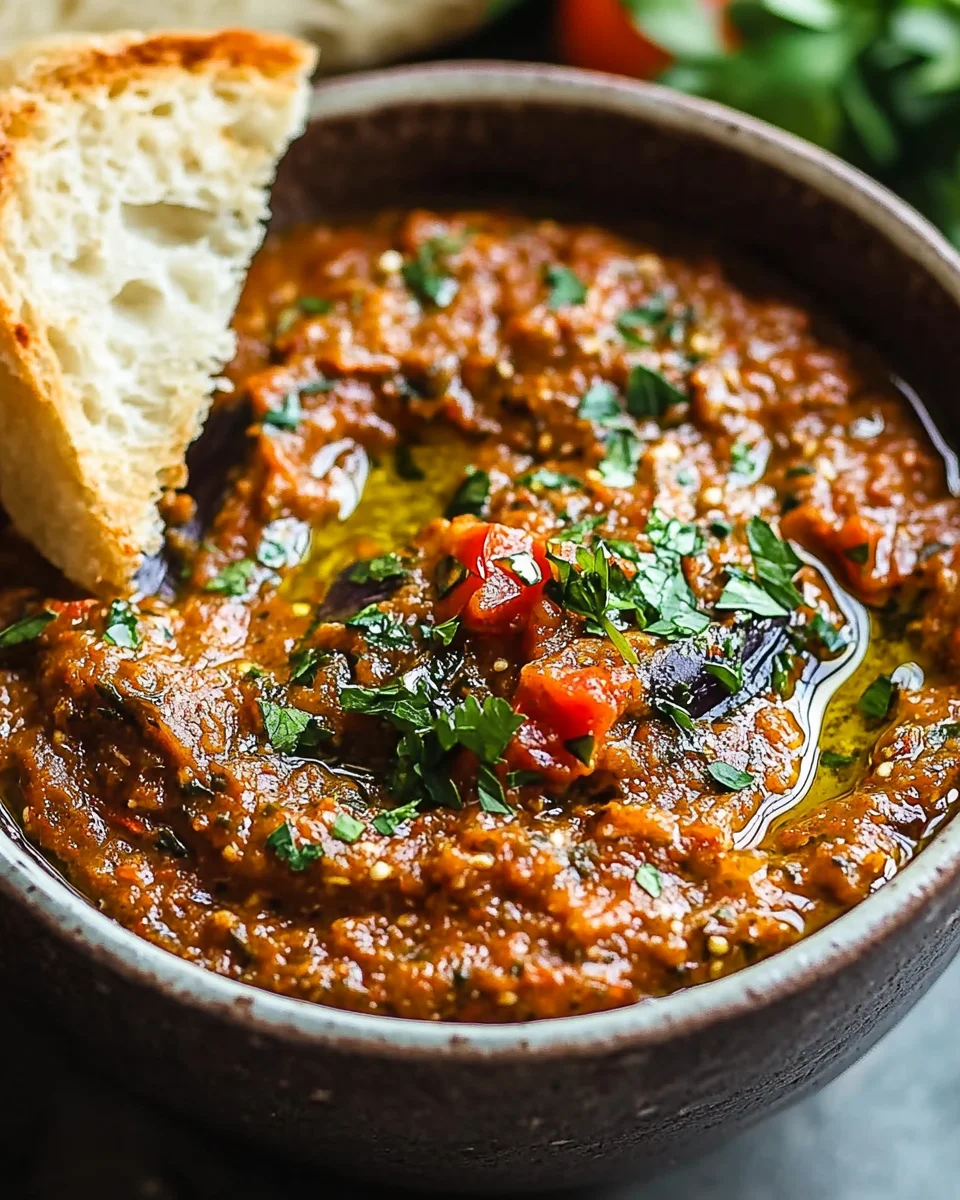 Zaalouk – Marokkanischer Auberginen-Tomaten-Dip