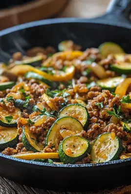 Zucchini-Hack-Pfanne