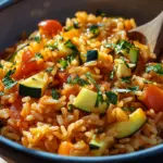 Zucchini-Tomaten-Reis