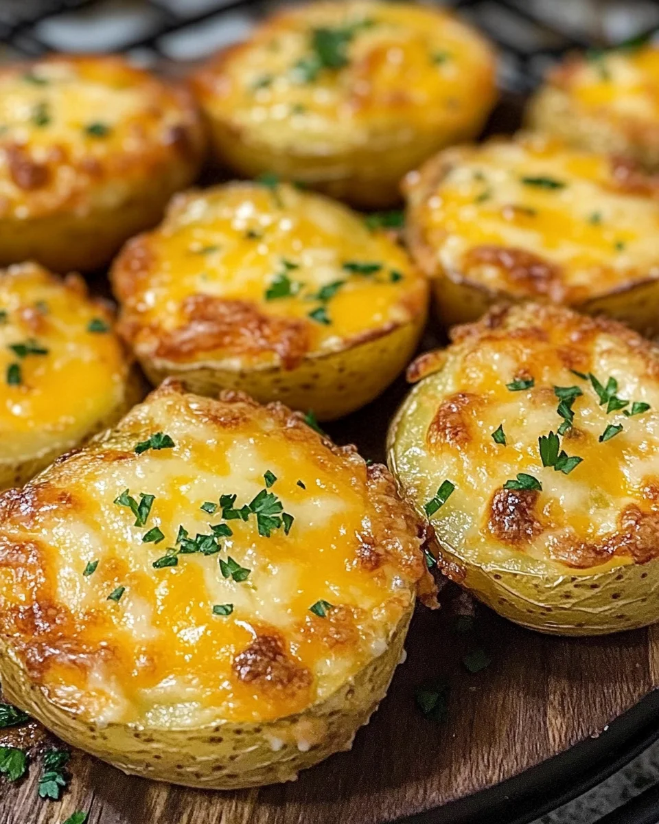 Air Fryer Cheesy Potatoes