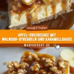 Apfel-Cheesecake mit Walnuss-Streuseln und Karamellsauce 25 Pinterest Hidden Image