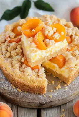 Aprikosenkuchen mit Quark und Streuseln